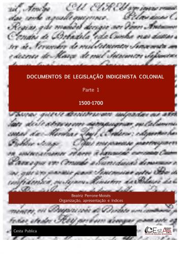 Documentos de legislação indigenista colonial – Parte 1